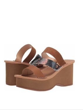 New Lucky Brand Mimya Wedge Sandals Size Women's 10